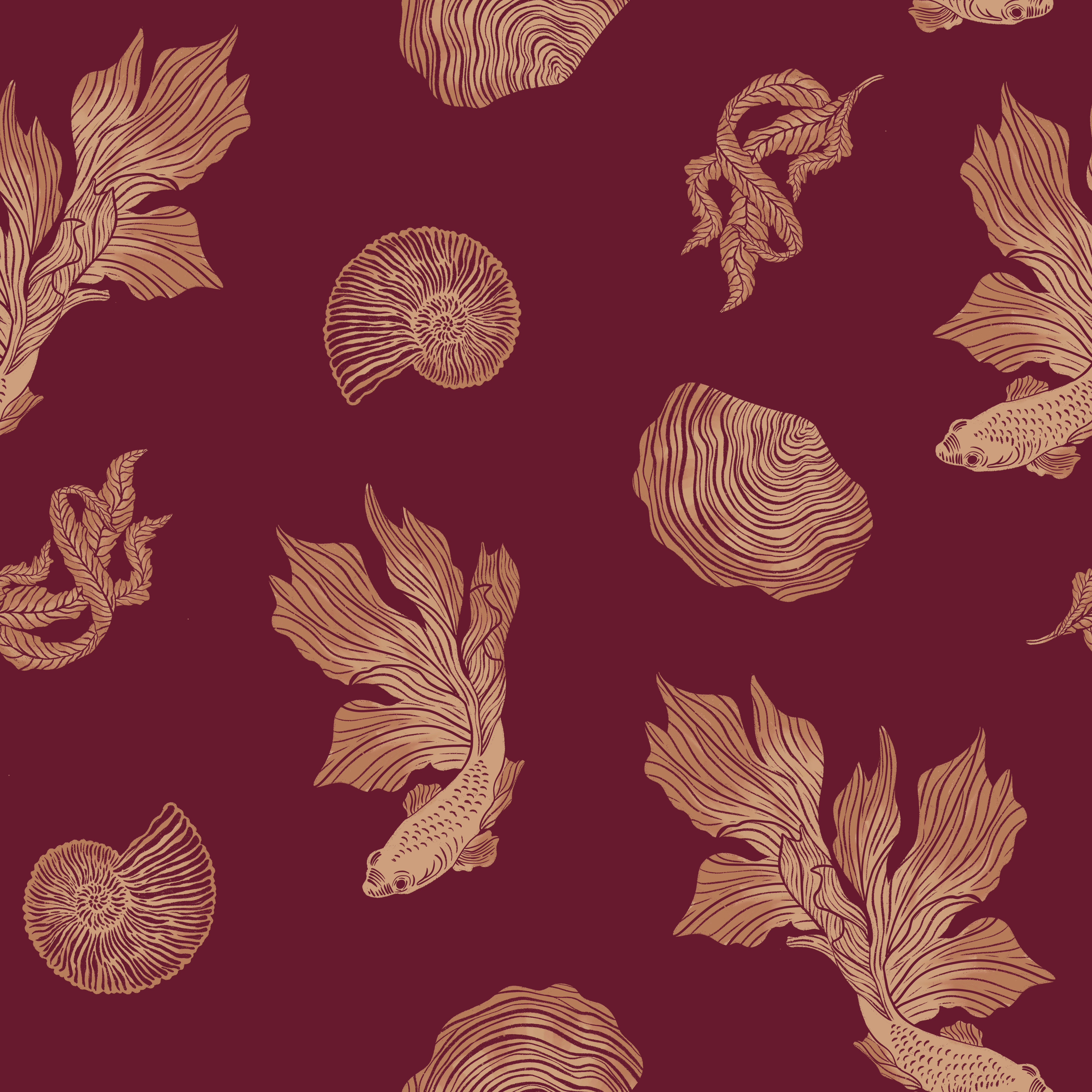 Sea Creatures Print